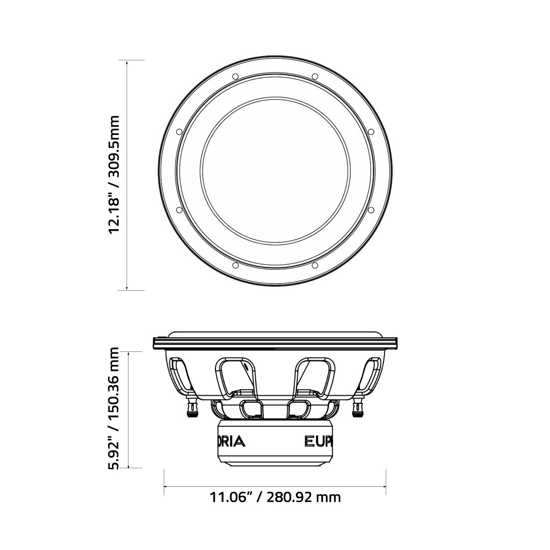 EW7 12D2 : 12" Dual 2-Ohm Subwoofer