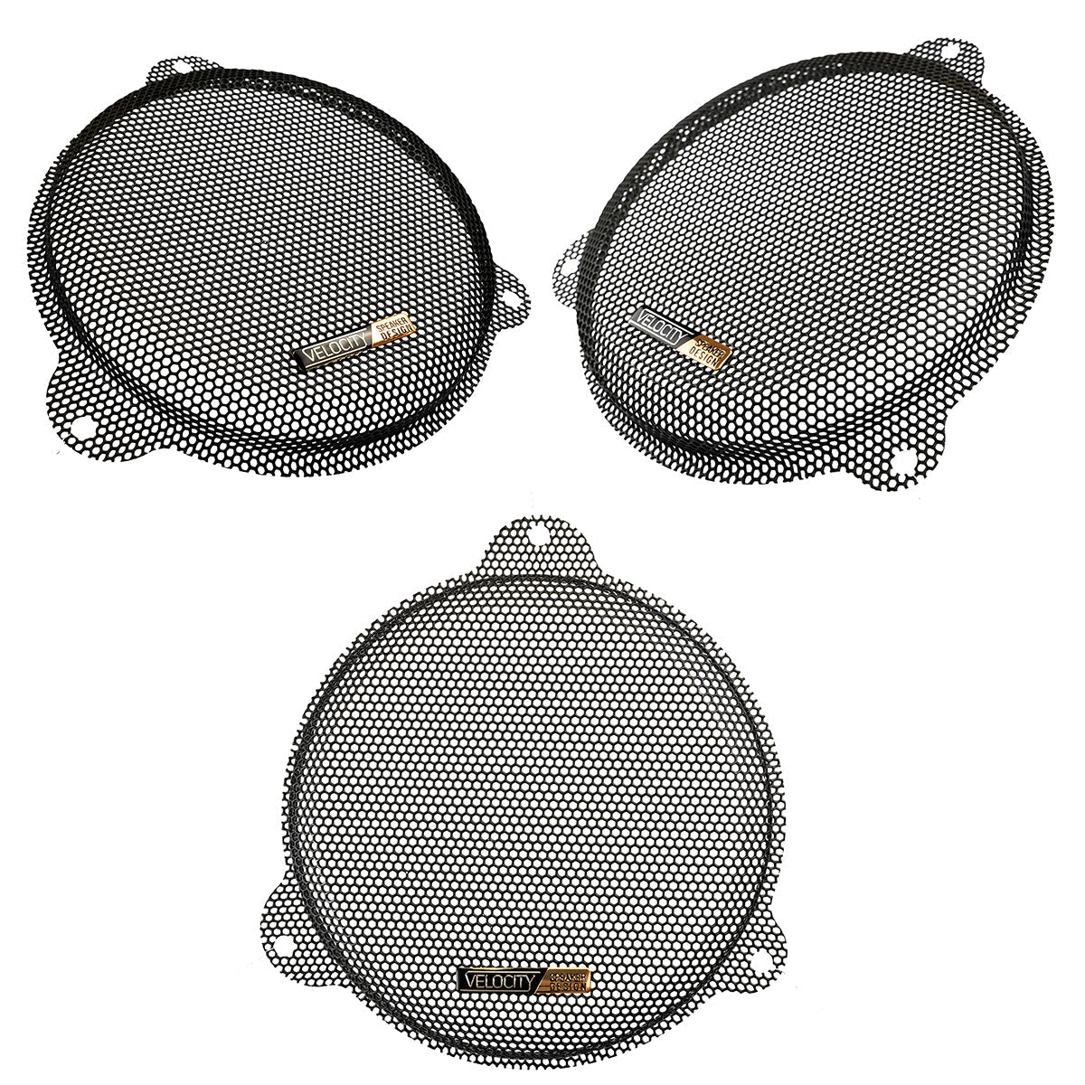 Velocity VFG14-23 Fairing Grills For Riders 2014-2023 Harley Street Glide OEM Style Fit Audio Upgrade