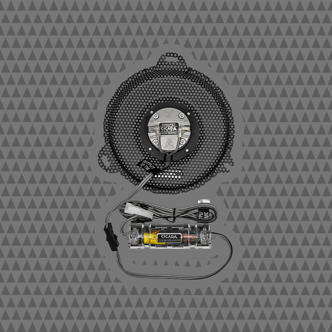 Harley-Davidson Street Glide 2014-2023 Grills With Tweeters 6.5 In 50W RMS Each For Riders