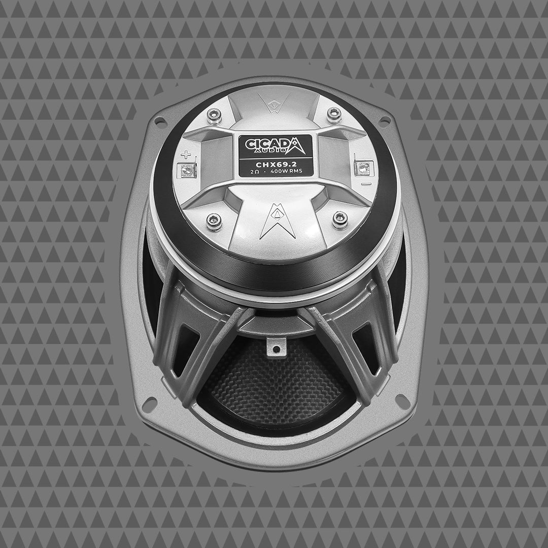 6×9″ Pro Coax Horn Speakers – 2Ω