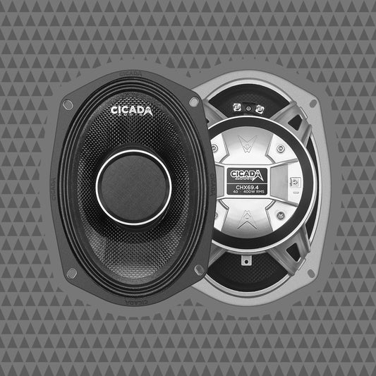 6×9″ Pro Coax Horn Speakers – 4Ω