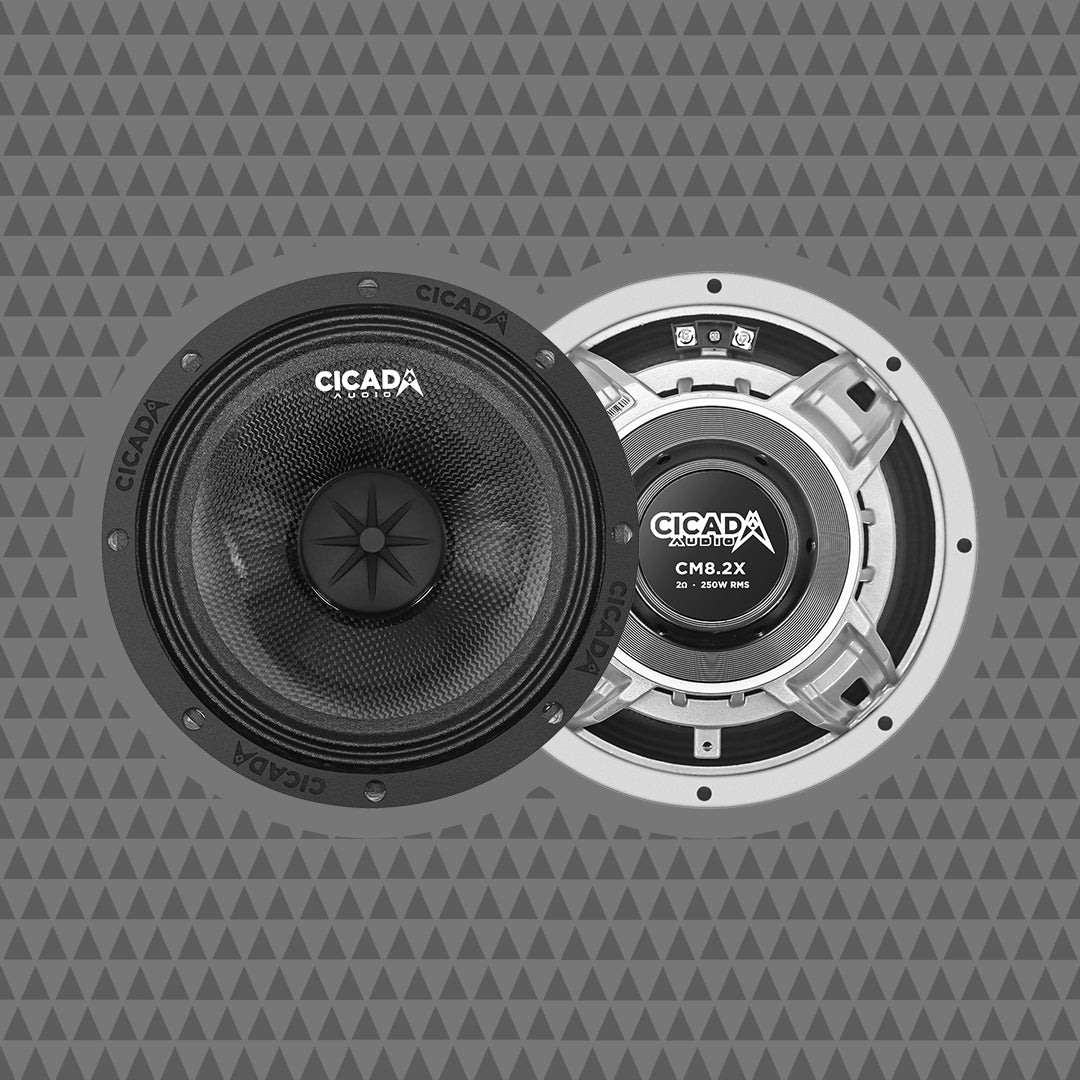 8-INCH MID-BASS COMPONENT SPEAKERS – 4Ω