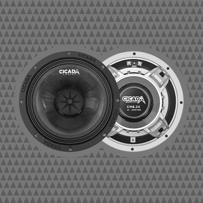 8-INCH MID-BASS COMPONENT SPEAKERS – 4Ω