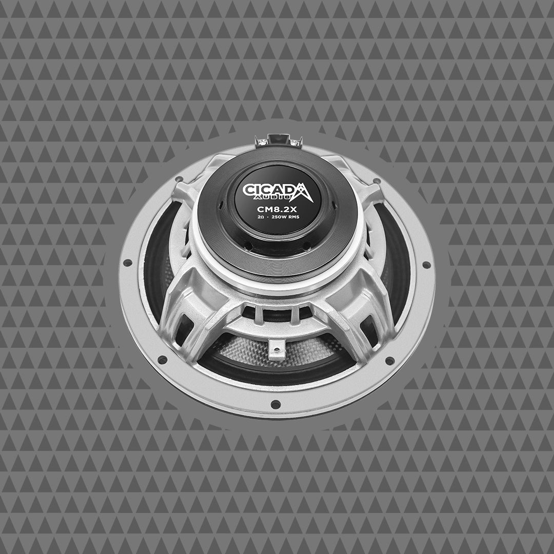8-INCH MID-BASS COMPONENT SPEAKERS – 2Ω