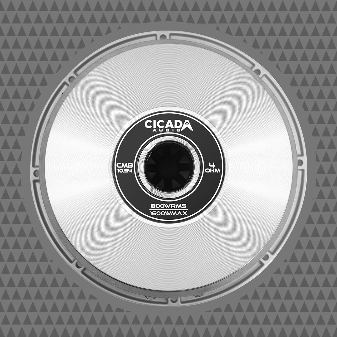 Cicada Audio CMB10.S4 10 Inch Pro Mid Bass For Harley Riders Louder Power Deep Bass