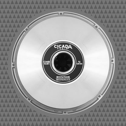 Cicada Audio CMB10.S4 10 Inch Pro Mid Bass For Harley Riders Louder Power Deep Bass