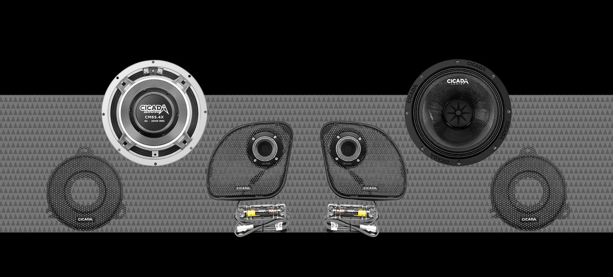 6.5-INCH MID-BASS COMPONENT SPEAKER KIT – 4Ω
