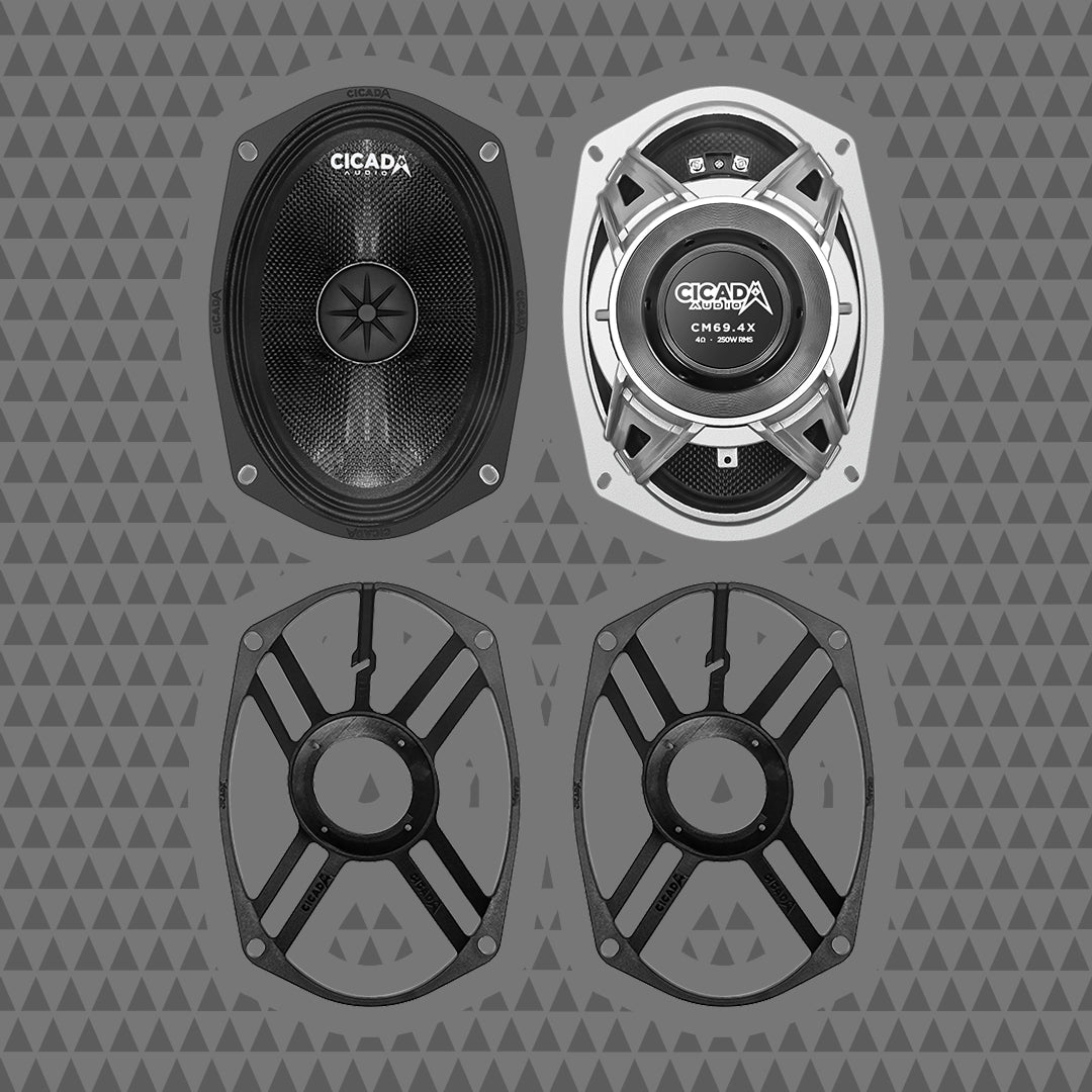 6X9-INCH MID-BASS COMPONENT SPEAKER KIT – 4Ω