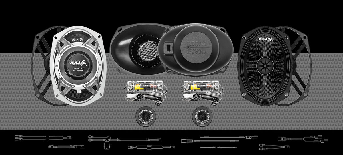 6X9-INCH MID-BASS COMPONENT SPEAKER KIT – 4Ω