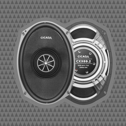 6×9-INCH PRO COAXIAL SPEAKERS – 2Ω