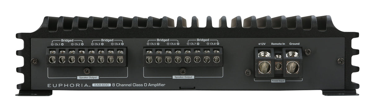 EA8.600 : 8-channel Class D amplifier