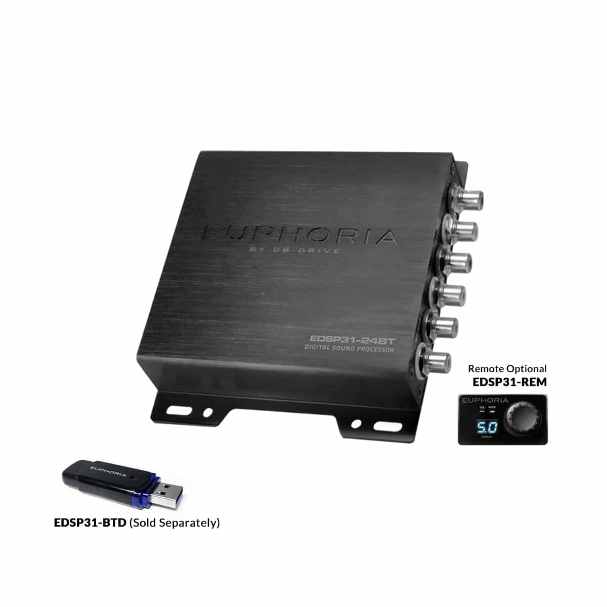 EDSP31-24BT : 4-Channel 31 Band DSP