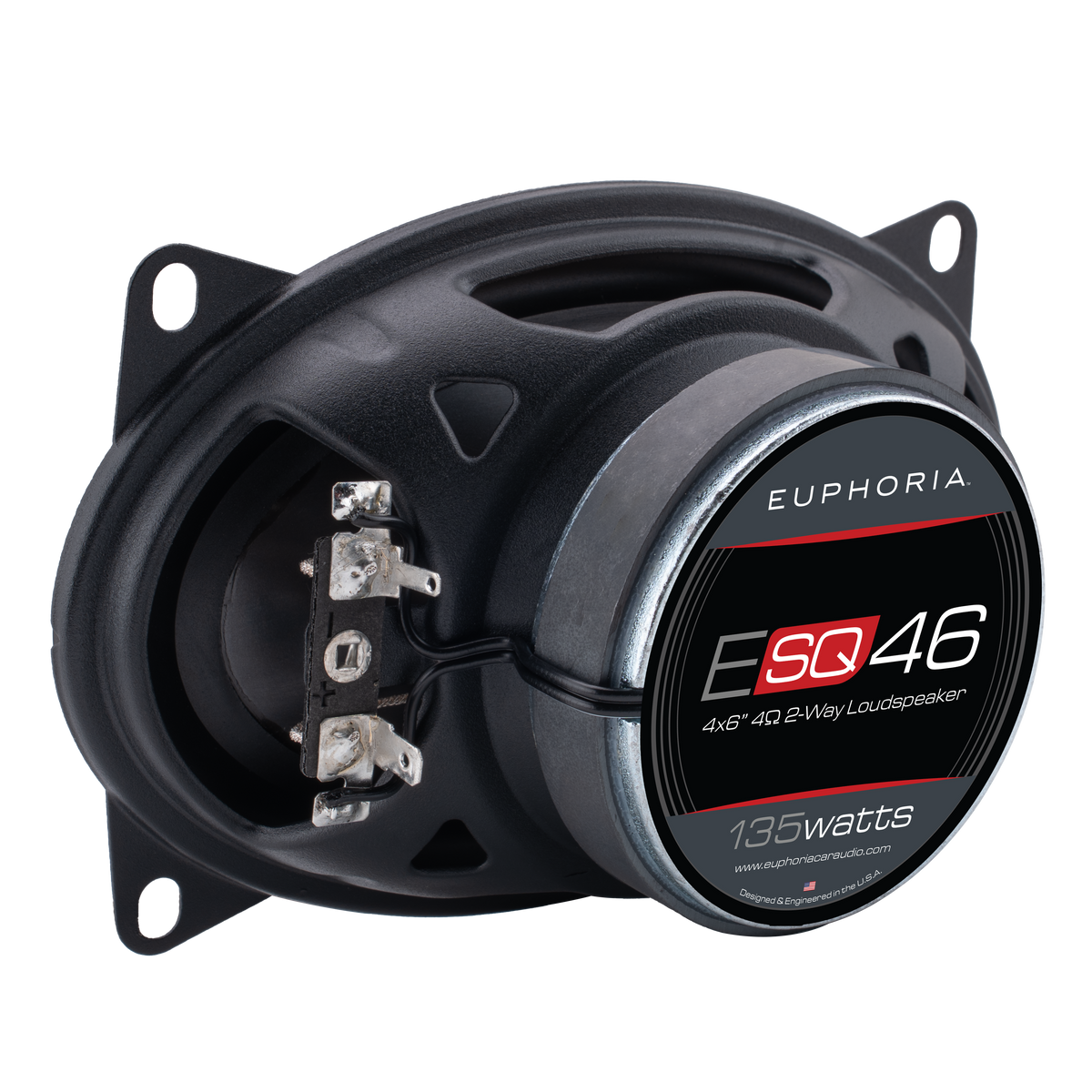 ESQ46 : SQ 4"×6" 2-way Loudspeaker (Pair)