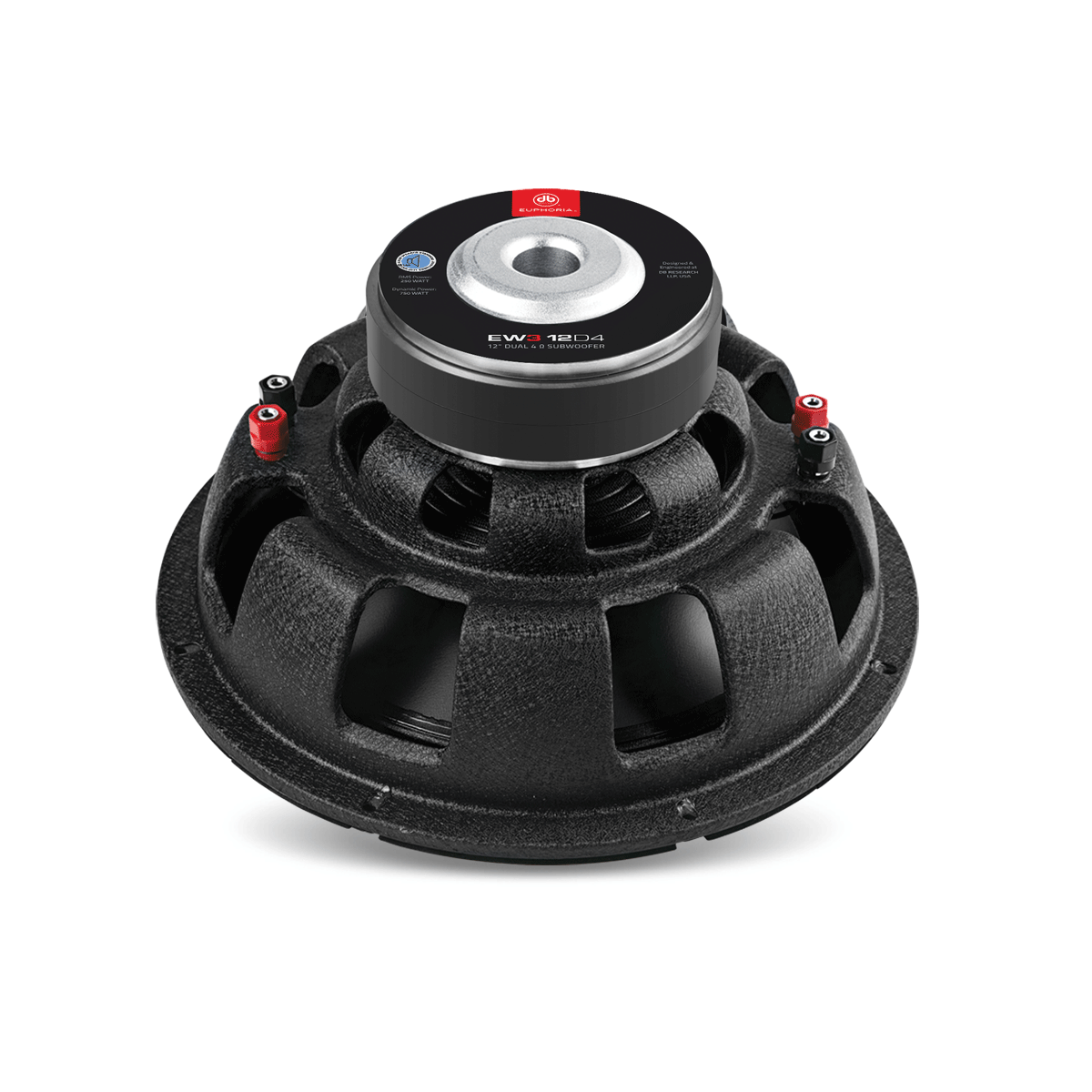 EW3 12D4 : 12" Dual 4-Ohm Subwoofer