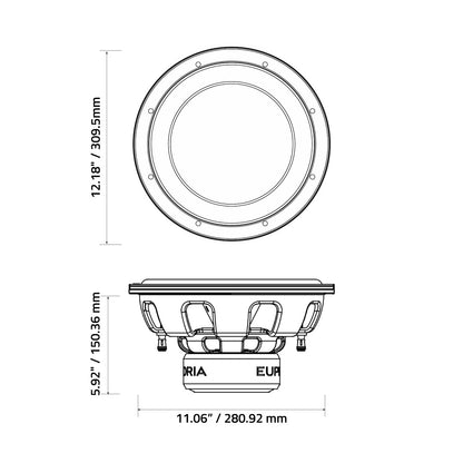 EW7 12D2 : 12" Dual 2-Ohm Subwoofer
