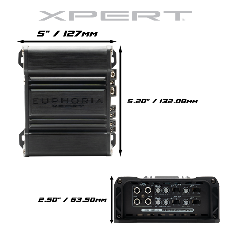 EX100.4 : 4 Channel Full Range Class D Amplifier