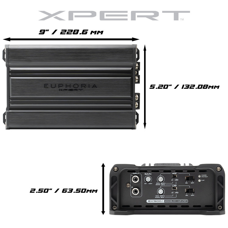 EX1500.1 : Full Range Class D Monoblock Amplifier