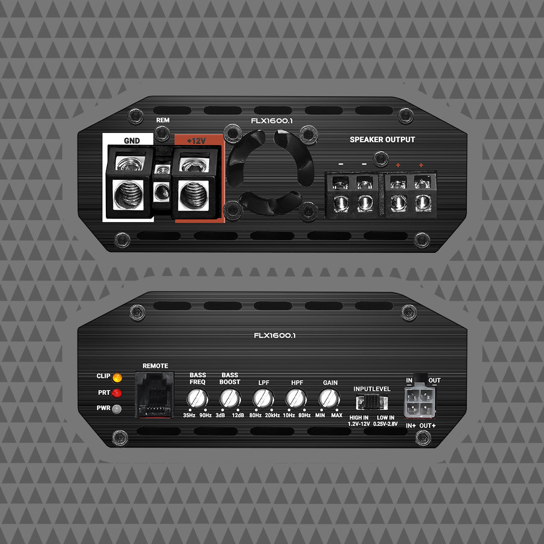 Motorcycle Mono Power Amplifier HDPG HDPG4K 1600W RMS 2 Ohm High Output For Riders With Low THD