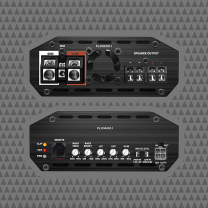 Motorcycle Mono Power Amplifier HDPG HDPG4K 1600W RMS 2 Ohm High Output For Riders With Low THD