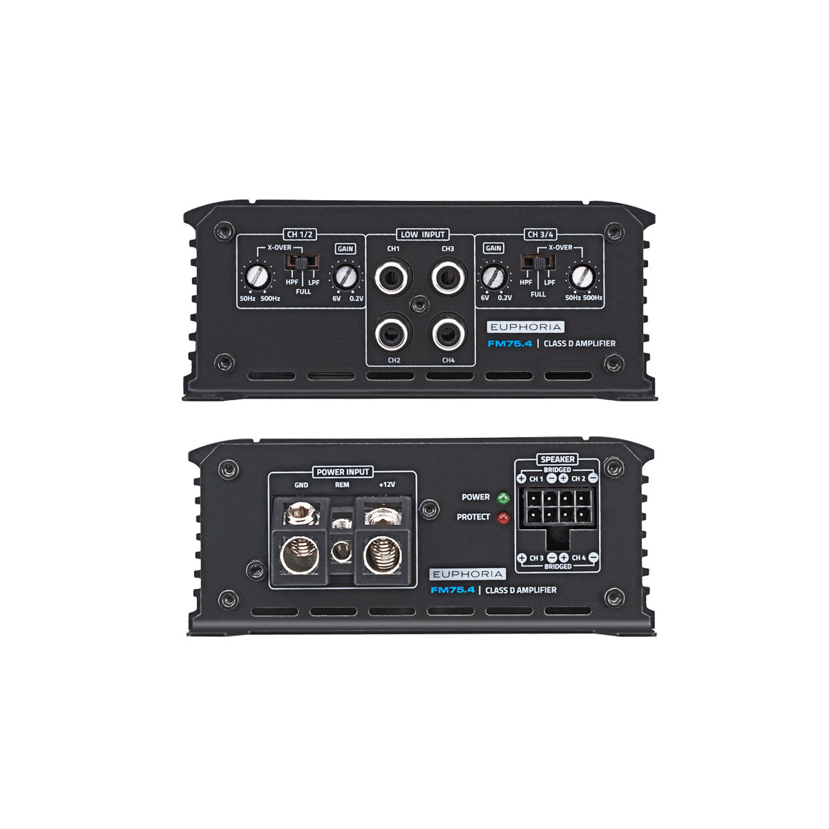 FM75.4 : Class D Mini 4 Ch Amplifier
