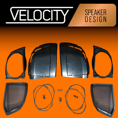Velocity 6X9″ Saddlebag Speaker Cut In Kit for 2024-Up Factory Non-Speaker Lids