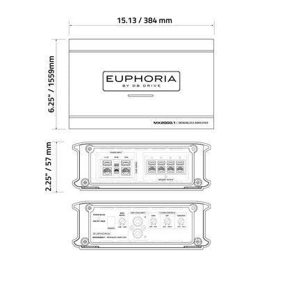 MX2000.1 : Class D Monoblock Amplifier