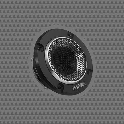 RR075T Cicada Audio Ring Radiator Tweeters For Motorcycle Riders Ultra Slim Easy Grill Install 1 Pair