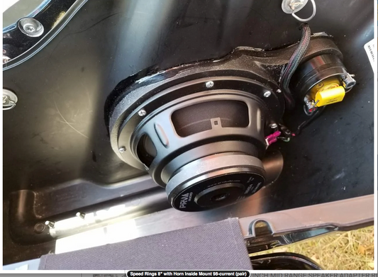 Speed Rings 8" with Horn Inside Mount 98-current (pair)