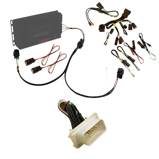 Factory Fosgate Amp Bypass & Radio T-Harness Kit (2021–2023)