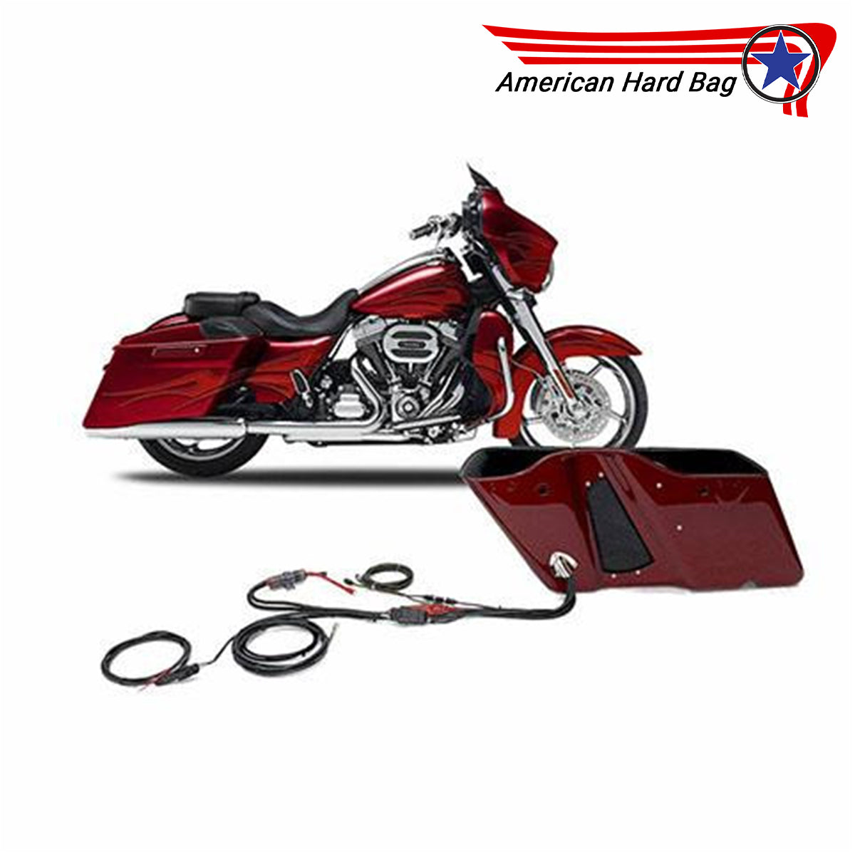 Amplifier Harness for Saddlebag (2 channel or 4 channel) 1998+