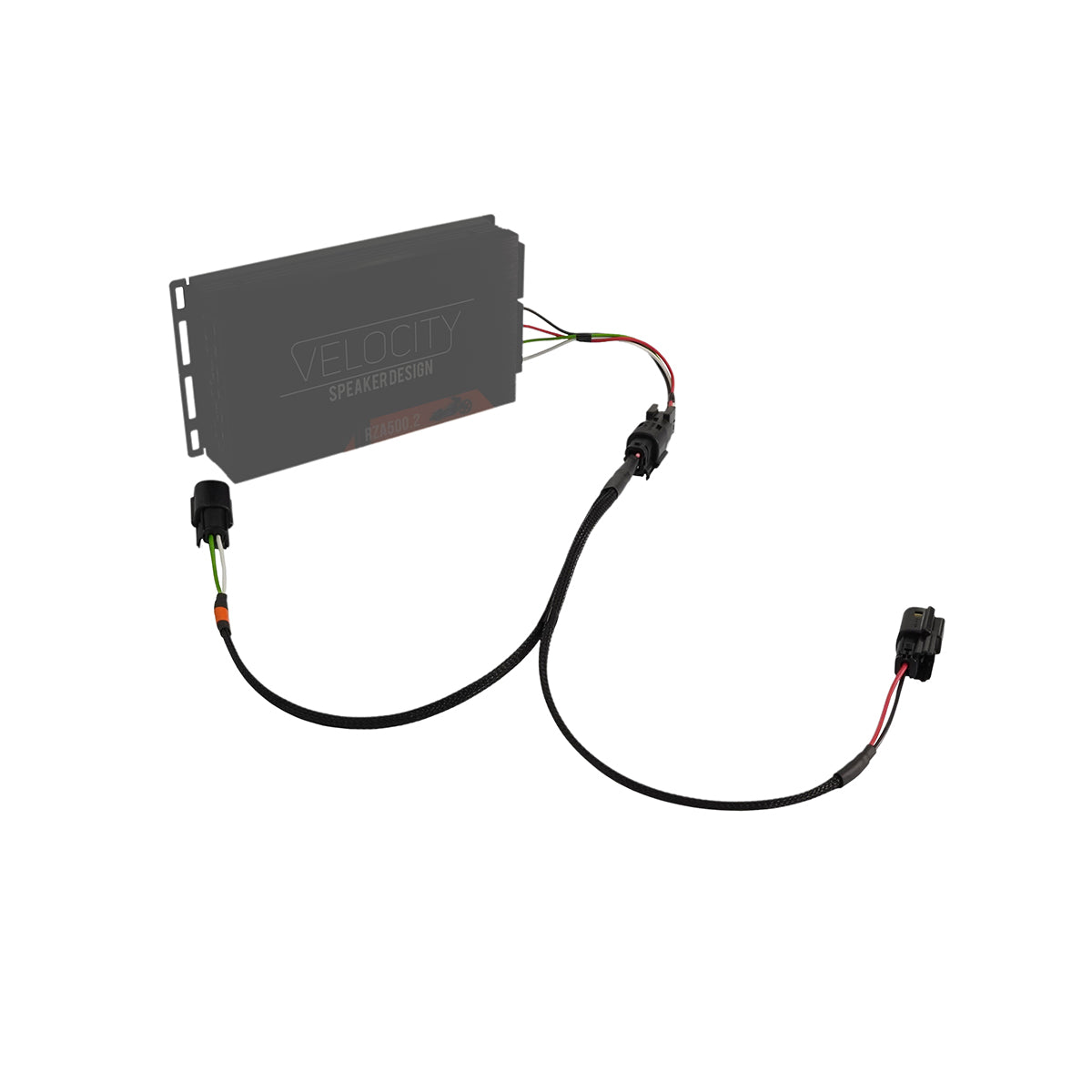Amplifier to Fairing Speaker Plug & Play Harness with Amplifier Service Disconnect