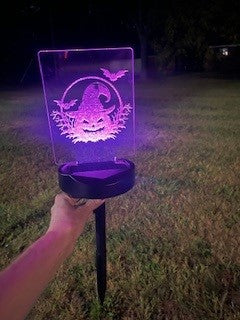 LED Solar Yard Signs